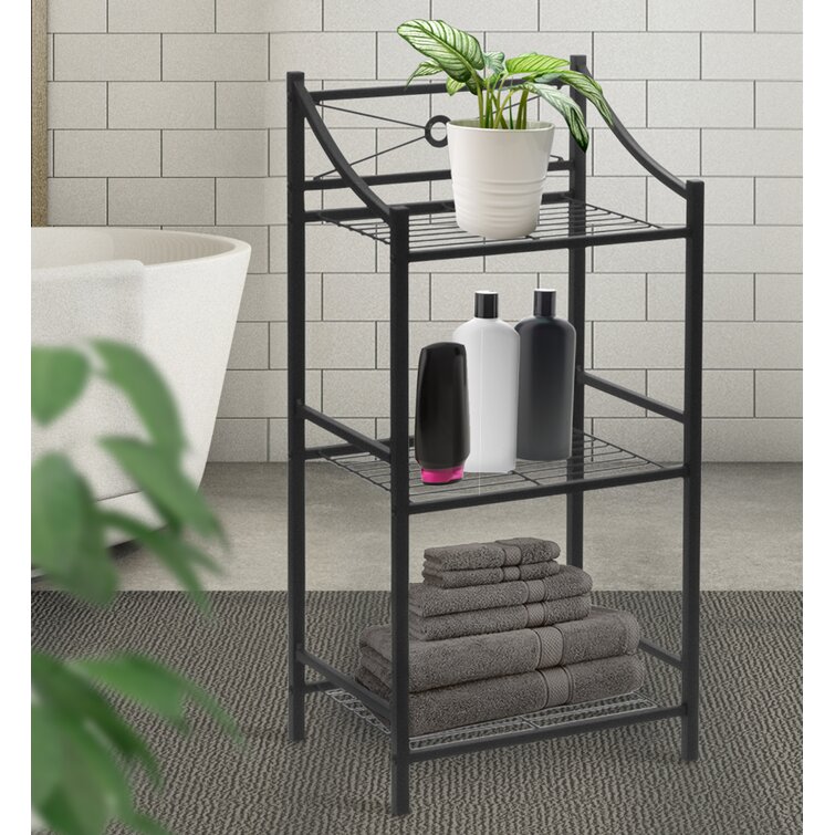 Metal bathroom deals shelf